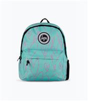 Green Scribble Heart Backpack School HYPE New Look