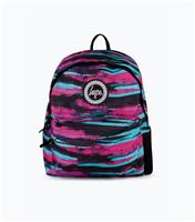 Multicoloured Pastel Zebra Backpack School HYPE New Look
