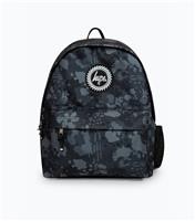 Black Leopard Floral Backpack HYPE New Look