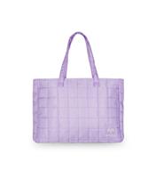 Lilac Quilted Logo Patch Tote Bag HYPE New Look