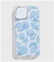 Blue Shell Print iPhone Case Skinnydip New Look