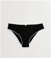 Girls' Black Contrast Trim Briefs New Look