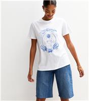 Women's White Elephant Print T-Shirt New Look