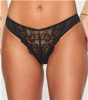 Women's Black Lace Brazilian Briefs Ann Summers New Look