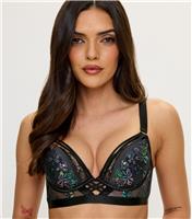 Women's Black Mirage Padded Plunge Bra Ann Summers New Look