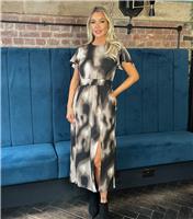 Women's Brown Flutter Sleeve Midi Dress AX Paris New Look