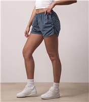 Women's Bright Blue Drawstring Waist Shorts Gym King New Look