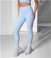 Women's Blue 365 Scrunched Back Leggings Gym King New Look