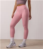 Women's Light Pink Sculpting Seamless Leggings Gym King New Look