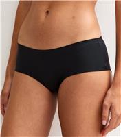 Women's Black No VPL Short Briefs New Look