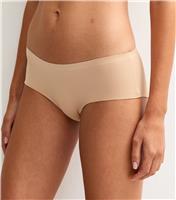 Women's Tan No VPL Short Briefs New Look