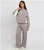 Women's Grey Wide Leg Joggers Urban Bliss New Look