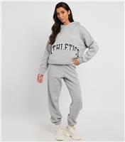 Women's Grey Cuffed Marl Joggers Urban Bliss New Look