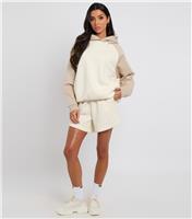 Women's Cream Athleisure Jersey Shorts Urban Bliss New Look