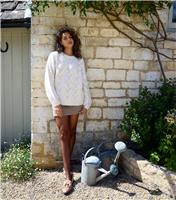 Women's Brown Checked Mini Skirt Blue Vanilla New Look