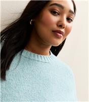 Women's Plus Size Light Blue Midweight Jumper Curves New Look