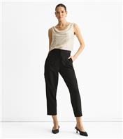 Women's Gold Cowl Neck Sequin Top Gini London New Look