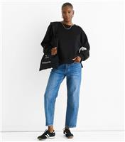 Women's Black Lightweight Jumper Gini London New Look