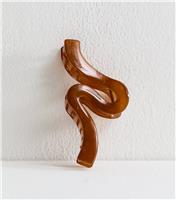 Burnt Orange Squiggle Hair Claw Clip New Look