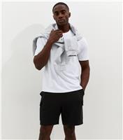 Men's Black Regular Jersey Cargo Shorts New Look