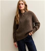 Women's Mink Chunky Oversized Jumper New Look