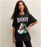 Girls' Black Wicked Longline Top New Look