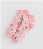 Pink Goose Trainer Socks New Look