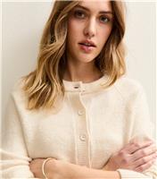 Women's Cream Meet The Jean Raglan Cardigan New Look