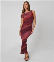 Women's Purple Tie Dye Maxi Dress Urban Bliss New Look