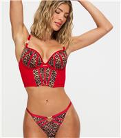 Women's Red Wild Desire Brazilian Briefs Ann Summers New Look