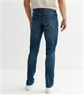 Men's Jack & Jones Blue Ripped Slim Fit Jeans New Look