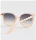 Pink Tinted Gradient Sunglasses New Look