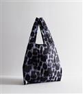 Animal Pattern Packable Tote Bag New Look