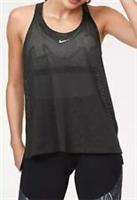 Nike Mesh Tank Top Vest Ladies Dri Fit Elastika Running BLACK B732 - All Sizes Regular