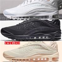 New Women Nike Air Max Deluxe Pure Platinum Black Orange size 4 5 6 uk