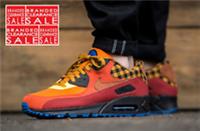BNIB NEW MEN NIKE AIR MAX 90 CAMPFIRE SUEDE ORANGE SIZE 7 8 9 10 UK