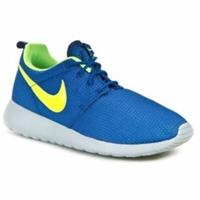 Nike Rosherun GS 599728 407 Big Kids Trainers Gym Blue UK 3-6