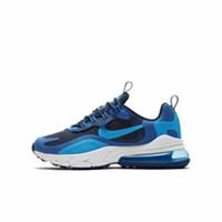 Kids Nike Air Max 270 React (GS) Trainers BQ0103 400 All Blue Size UK 5.5_6