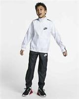 Nike Youth Unisex Woven Tracksuit White/Black AR5103 100 Size L_XL