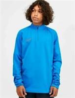 Nike Academy Mid Layer Top Dri Fit Football Junior Boys Royal Blue 5-13 Yrs B741