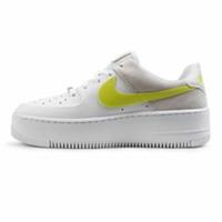 Womens Nike Air Force 1 Sage Low CW2652 100 White/Green Size UK 8.5 EU 43