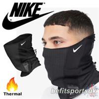 NIKE SNOOD NECK WARMER THERMAL GAITOR SCARF WINTER FACE TUBE FOOTBALL BLACK