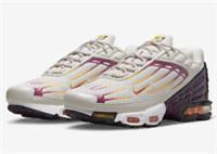 Nike Air Max Plus III Trainers DX2664 001 Cream/Purple Size UK 6.5 to 11