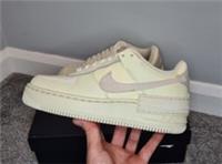 Nike Air Force 1 Low Shadow - Coconut Milk Desert New CU8591-102 UK 7 US9.5