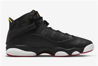 Mens Nike Jordan 6 Rings Trainers 322992 063 Black/White Size UK 7 EU 41