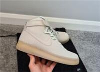 Nike Air Force 1 HI FW QS CITY COLLECTION NYC 704010-001 Wmn UK 8 Grey Bone