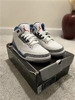 Nike Air Jordan 3 Retro True Blue (2009), White/Blue, UK 10 US 11, Brand New