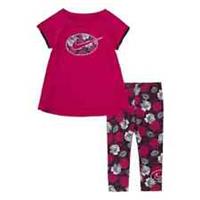 NIKE DRI-FIT Baby Girl 2 Piece Set Tunic & Leggings. Size: 1218 Months