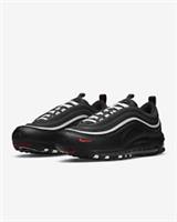Nike Air Max 97 Trainers DH1083 001 Black Sport Red Size UK 6_7 EU 40_41