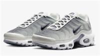 Womens Nike Air Max Plus Trainers FQ2892 100 White/Grey Size UK 4 to 6.5